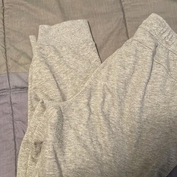 Grey Adidas joggers. In great condition and cuffed at bottom! - Picture 3 of 3